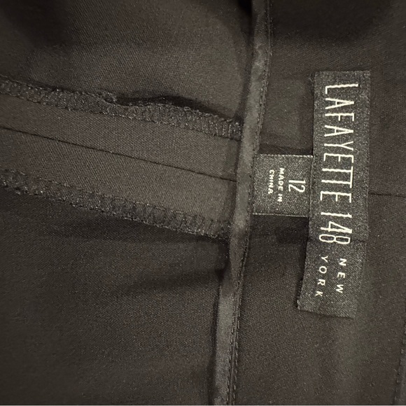 Lafayette 148 New York Black Trousers - Picture 6 of 6